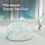 Nanobebe Baby Bottles Breastmilk Newborn Set Microwave Steam Sterilizer