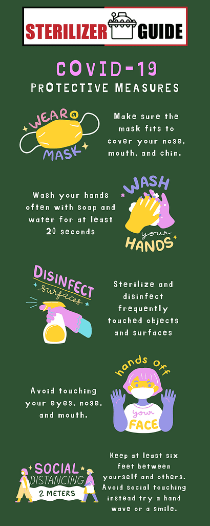 Sterilize and disinfect frequently touched objects