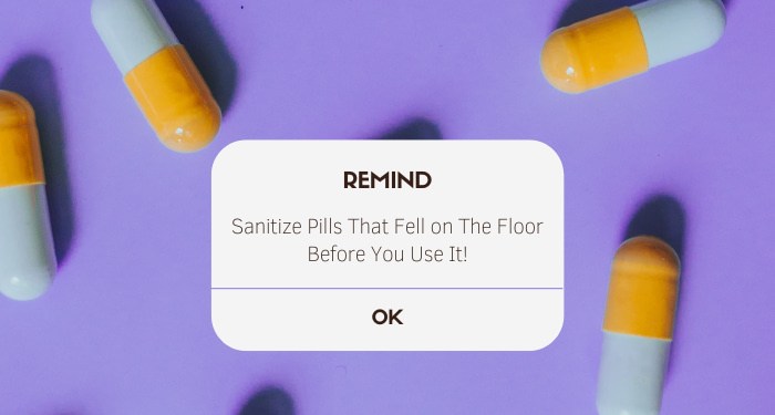 Why sanitizing pills is important