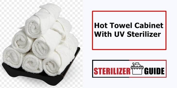 hot towel cabinet with UV sterilizer