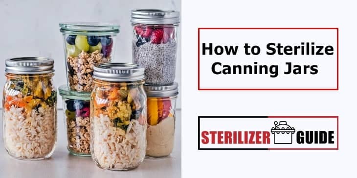 how to sterilize canning jars
