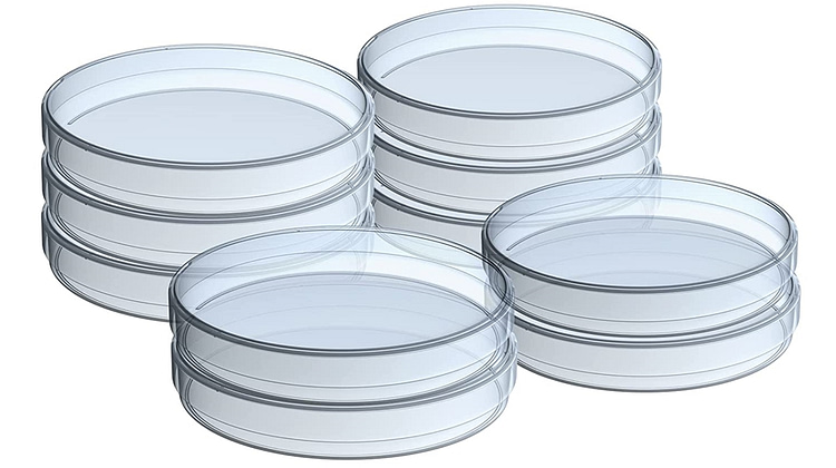 different types of plastic petri dishes